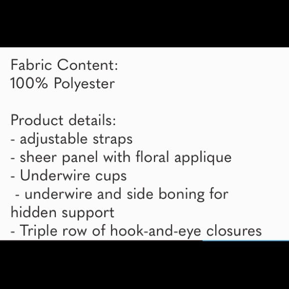 Dream Angels Longline Bra with Appliqués. - Picture 11 of 11
